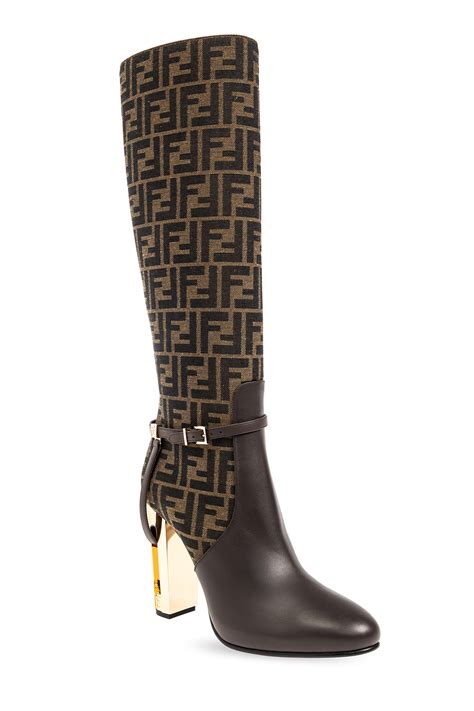 fendi kan i monogram|Fendi monogram boots.